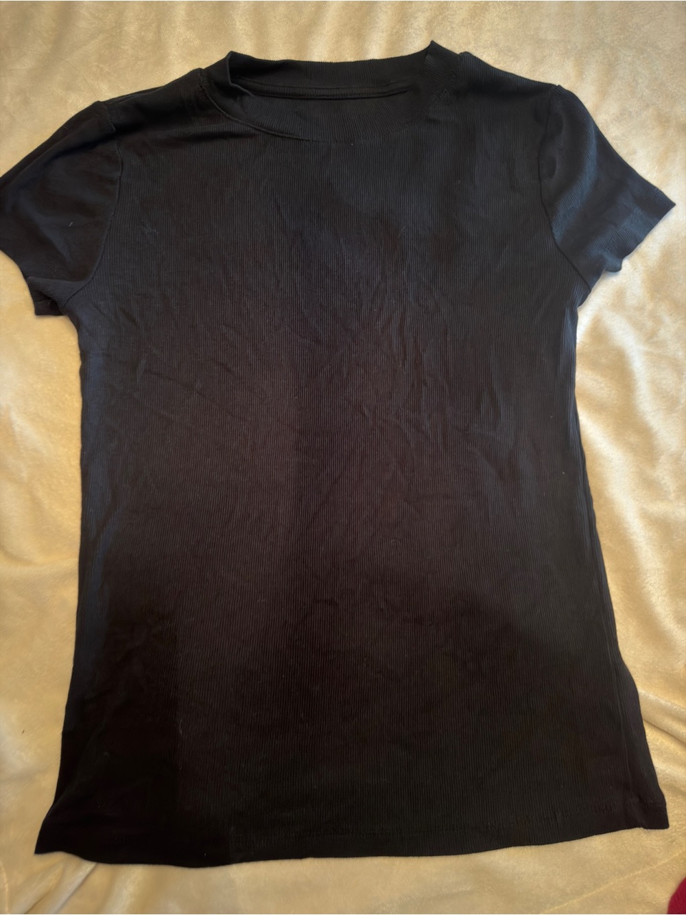 a new day Black Short Sleeve Crew Neck Tee